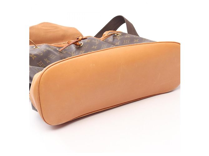 Zaino Louis Vuitton Montsouris Monogram Marrone - vista 6