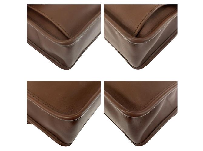 Valigetta in pelle COACH Marrone - vista 4
