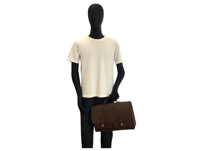 Valigetta in pelle COACH Marrone - vista 7