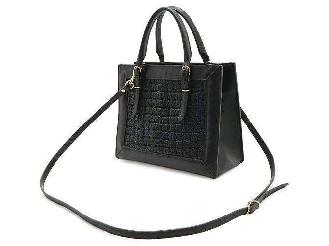 Borsa a 2 vie Balenciaga Mini Paper Leather Nero - vista 2