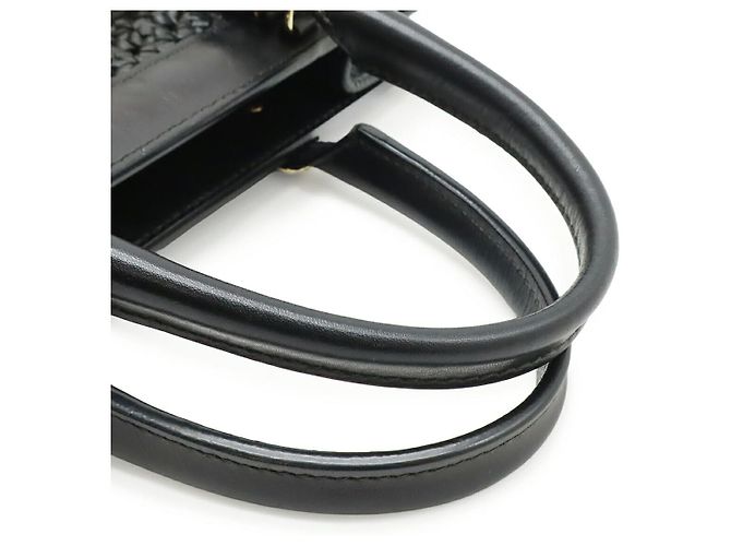 Borsa a 2 vie Balenciaga Mini Paper Leather Nero - vista 6