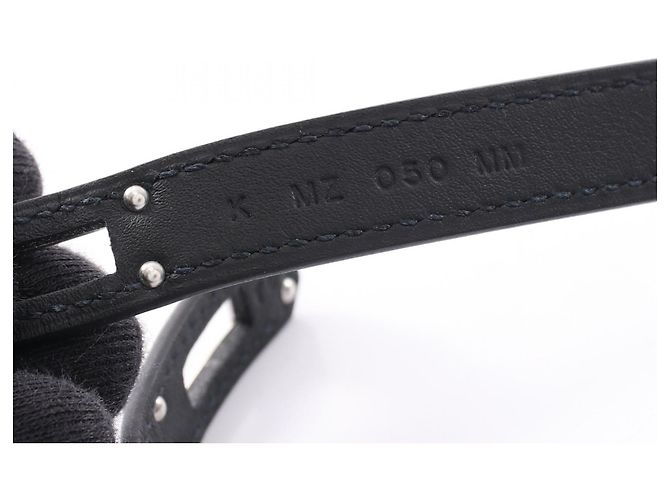 Hermès Bracciale Kelly Double Tour in pelle di vitello Hermes Nero - vista 5