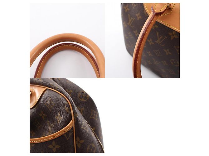 Borsa Louis Vuitton Deauville Monogram Marrone - vista 10