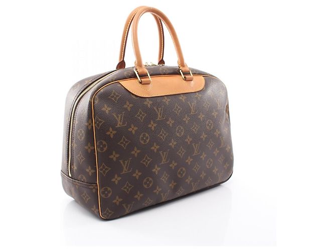 Borsa Louis Vuitton Deauville Monogram Marrone - vista 2