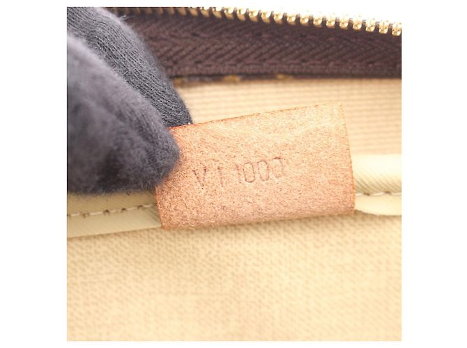 Borsa Louis Vuitton Deauville Monogram Marrone - vista 5