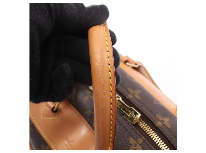 Borsa Louis Vuitton Deauville Monogram Marrone - vista 9