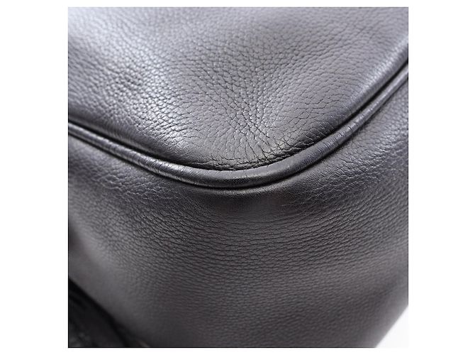 Bolso de hombro de piel Gucci Soho Interlocking G Negro - vista 5