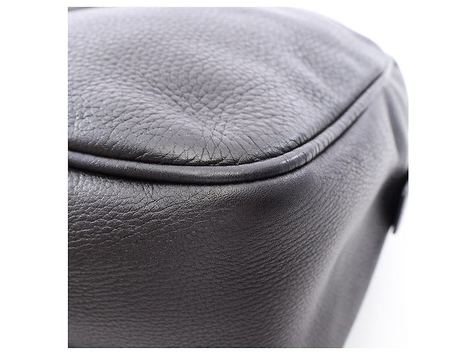 Bolso de hombro de piel Gucci Soho Interlocking G Negro - vista 6
