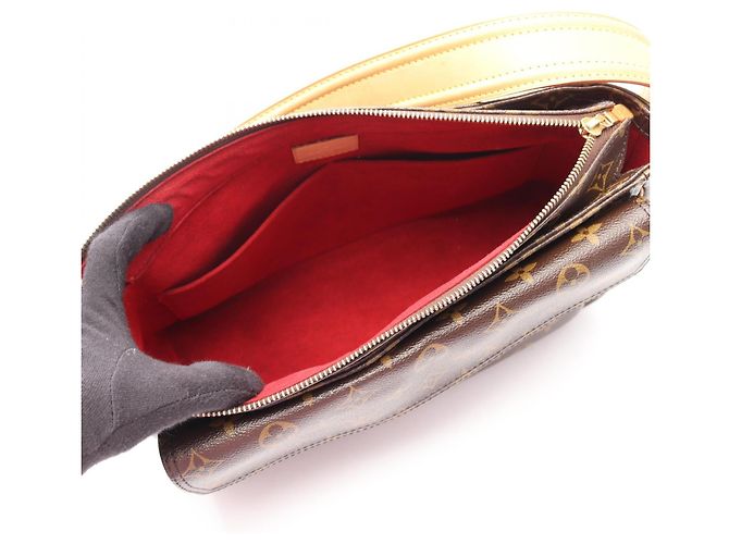 Borsa a Spalla Louis Vuitton Vivasite Monogram Marrone - vista 3