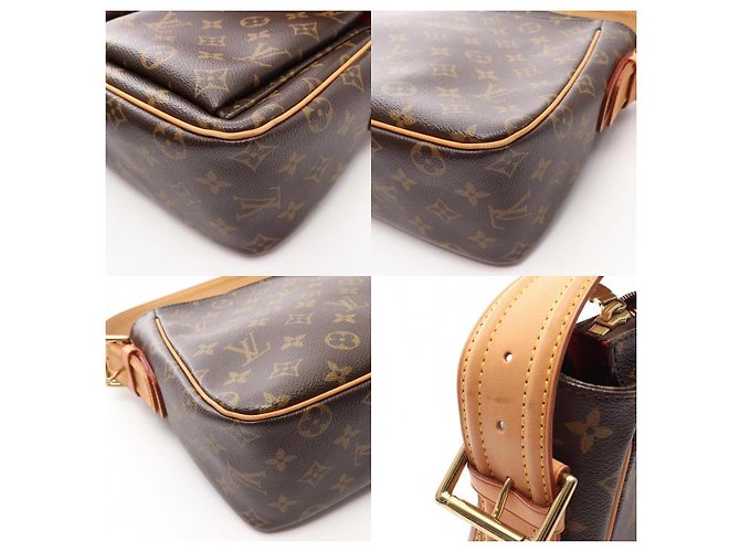 Borsa a Spalla Louis Vuitton Vivasite Monogram Marrone - vista 9