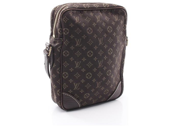 Pochette Danube Monogram Mini Lin Shoulder Bag Louis Vuitton Marron - vue 2