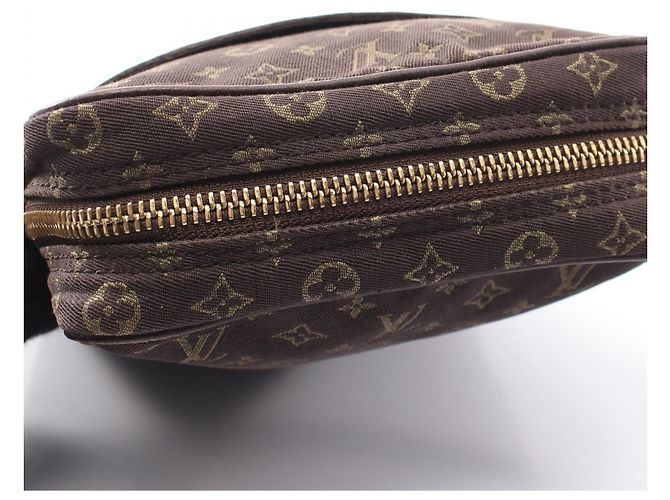 Pochette Danube Monogram Mini Lin Shoulder Bag Louis Vuitton Marron - vue 6