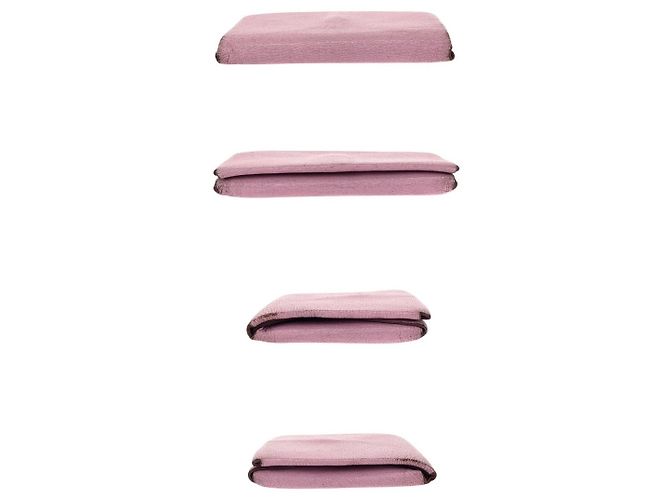 Hermès Tarjetero Calvi Duo Chevre Hermes Rosa - vista 10