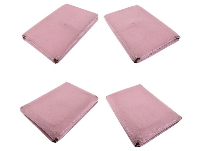Hermès Tarjetero Calvi Duo Chevre Hermes Rosa - vista 6