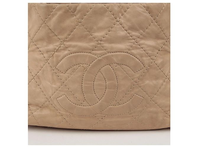 Chanel Borsa a tracolla con catena logo CC Marrone - vista 2