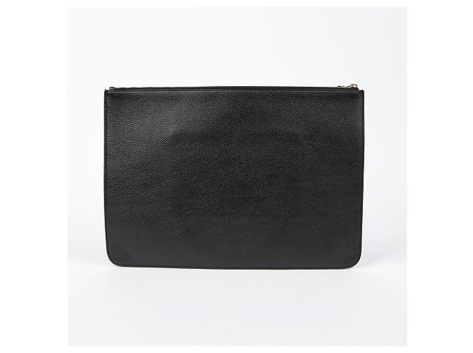 Balenciaga Clutch Logo Nero - vista 5