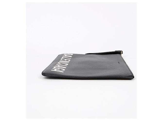 Balenciaga Clutch Logo Nero - vista 6