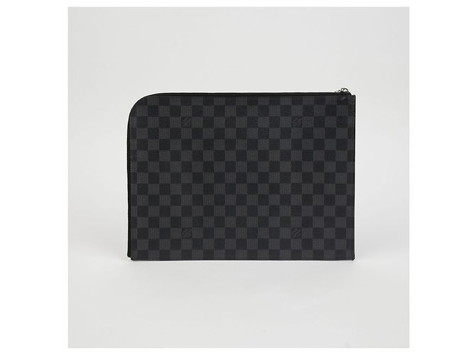 Louis Vuitton Pochette Jour Gm Clutch Nero - vista 2