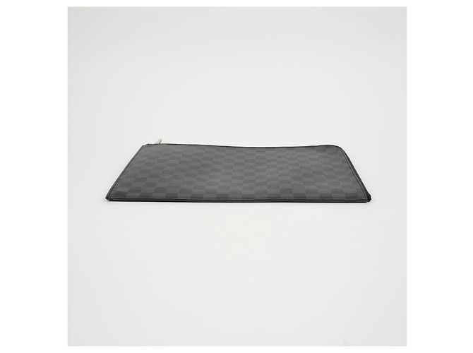 Louis Vuitton Pochette Jour Gm Clutch Nero - vista 4