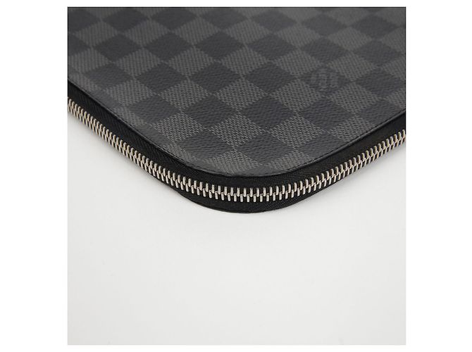 Louis Vuitton Pochette Jour Gm Clutch Nero - vista 7