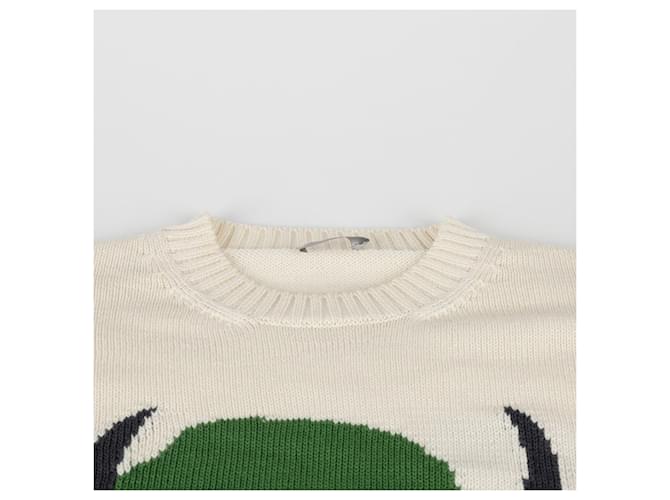 Dior Cactus Jack Ecru Wollstrick Größe Weiß - Ansicht 4