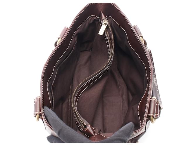 Céline Borsa in pelle CELINE Marrone - vista 3