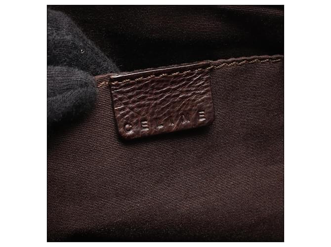 Céline Borsa in pelle CELINE Marrone - vista 4
