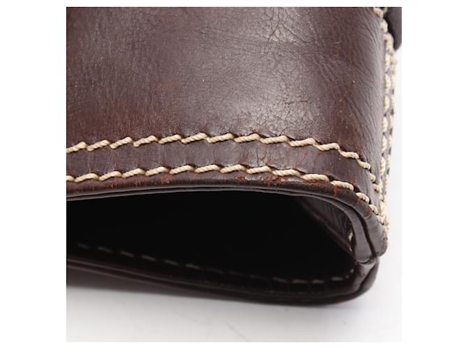 Céline Borsa in pelle CELINE Marrone - vista 9