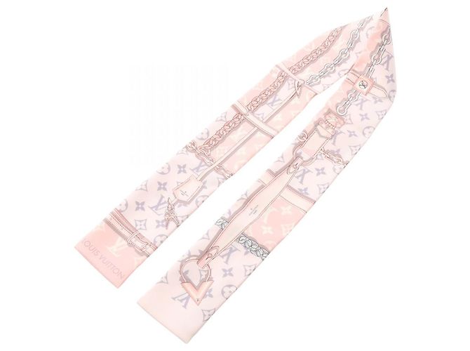 Sciarpa Bandeau Monogram Confidential Louis Vuitton Rosa - vista 2