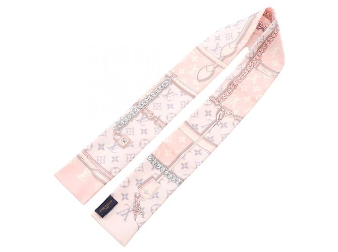 Sciarpa Bandeau Monogram Confidential Louis Vuitton Rosa - vista 3