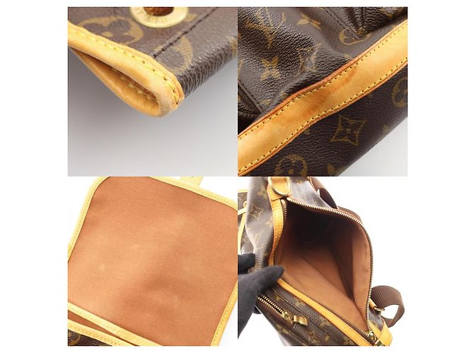 Louis Vuitton Zaino Bosphore Monogram Marrone - vista 10