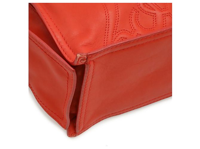 Loewe Leder Shopper Tote Tasche Rot - Ansicht 3