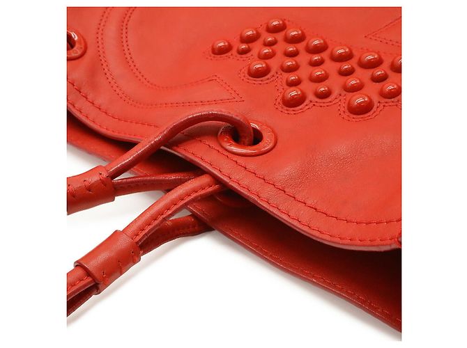 Loewe Leder Shopper Tote Tasche Rot - Ansicht 6