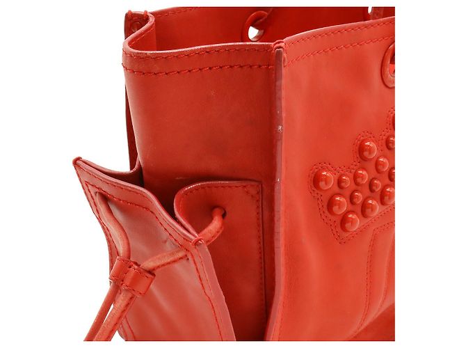 Loewe Leder Shopper Tote Tasche Rot - Ansicht 7