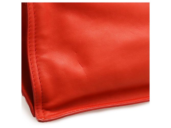 Loewe Leder Shopper Tote Tasche Rot - Ansicht 8