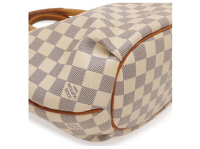 Borsa Tote Louis Vuitton Damier Azur Riviera PM Marrone Beige - vista 3
