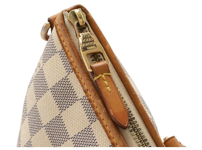 Borsa Tote Louis Vuitton Damier Azur Riviera PM Marrone Beige - vista 4