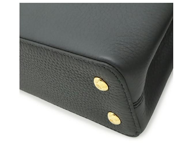 Borsa Louis Vuitton Capucines Mini Nera Nero - vista 3