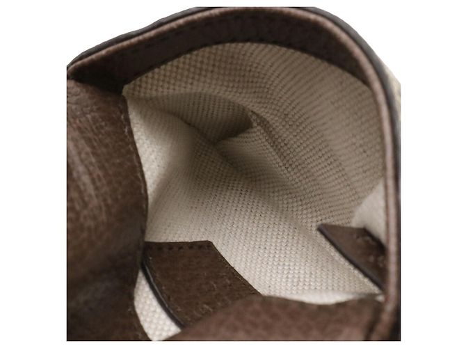 Borsa a tracolla Gucci Blondie Interlocking G GG Supreme Marrone Beige - vista 6