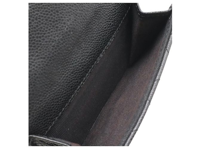 Portafoglio Chanel Classic Small Flap in pelle caviar Nero - vista 7