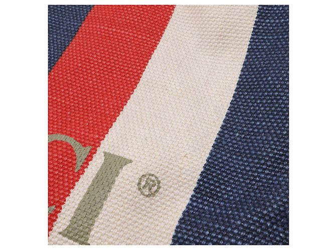 Gucci Canvas Leather Tricolor Drawstring Rucksack Rot - Ansicht 4