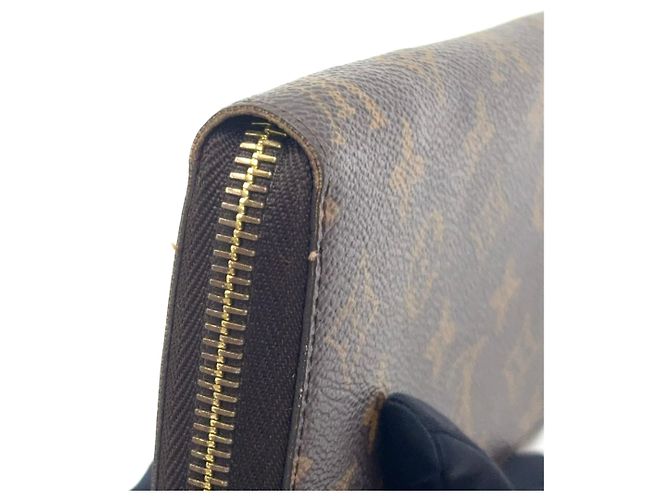 Carteira Zippy Louis Vuitton Monogram Marrom - vista 7