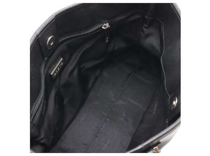 Borsa a mano in pelle Loewe Anagram Amazona Nera Nero - vista 7