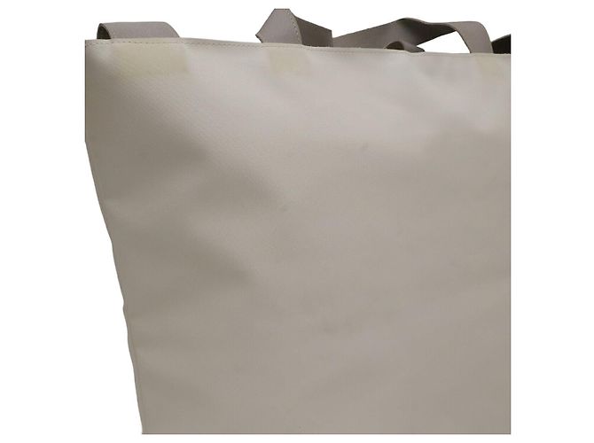 Chanel Nylon Logo 2WAY Tote Bag Grau - Ansicht 4