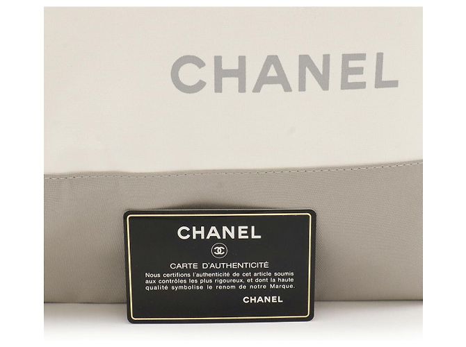 Chanel Nylon Logo 2WAY Tote Bag Grau - Ansicht 9