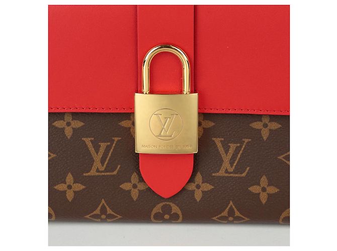 Louis Vuitton Bolso Tote y Bolso de Hombro Rocky Bb Roja - vista 3