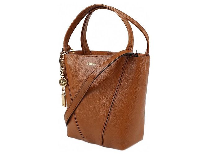 Chloé Spin Small Tote Bag Braun - Ansicht 3