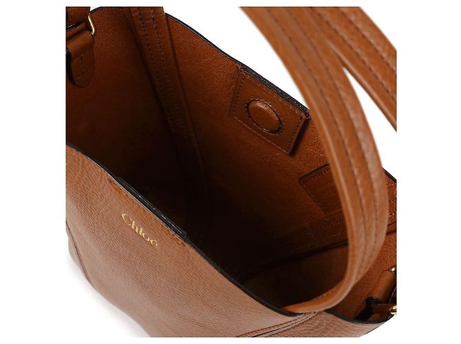 Chloé Spin Small Tote Bag Braun - Ansicht 7