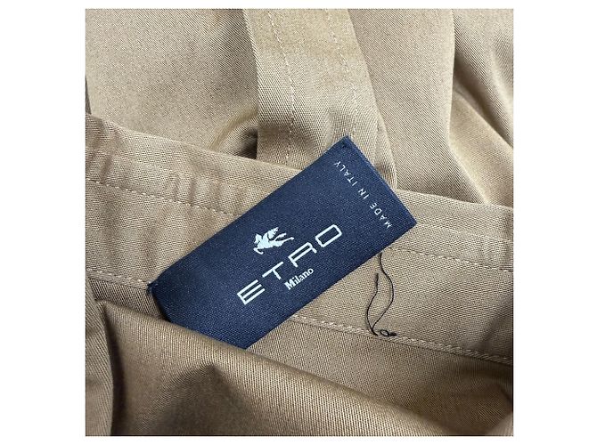 Abito Etro con dettaglio tasche in cotone marrone Rosso - vista 4
