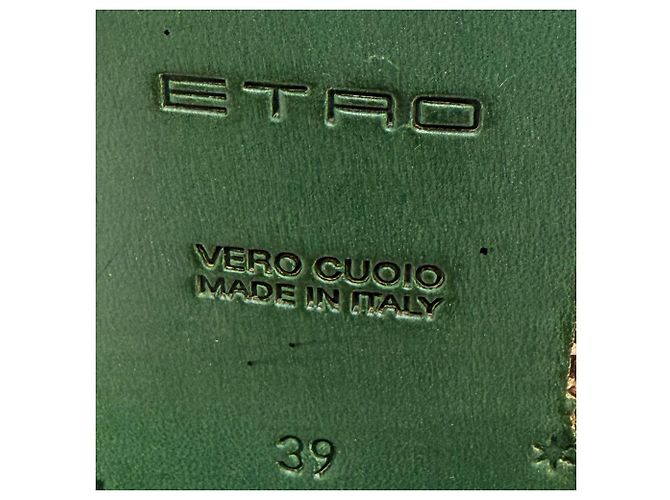 Stivaletti Etro in pelle nera Verde - vista 9
